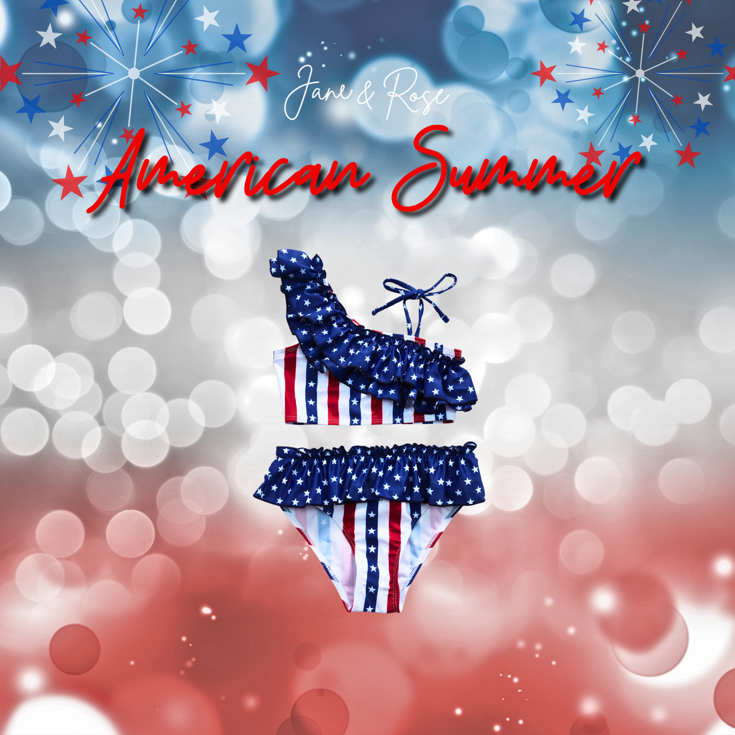 Two Piece Ruffle Swimsuit | Boardwalk Babe