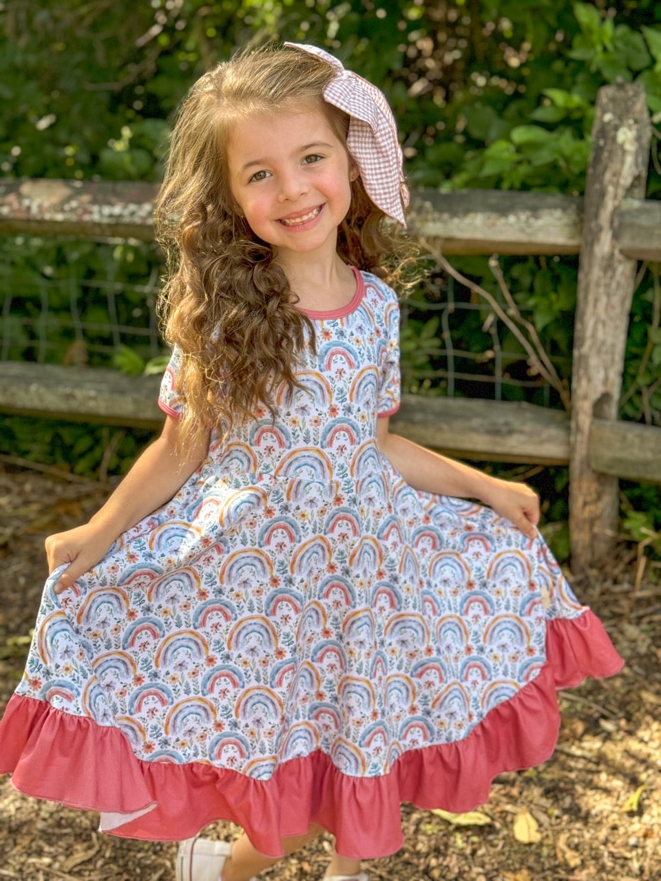Rainbow Twirl Dress | Eliza