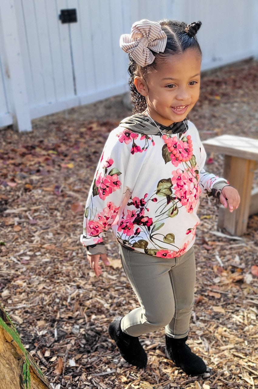 Urban Rib Knit Bow | Almond