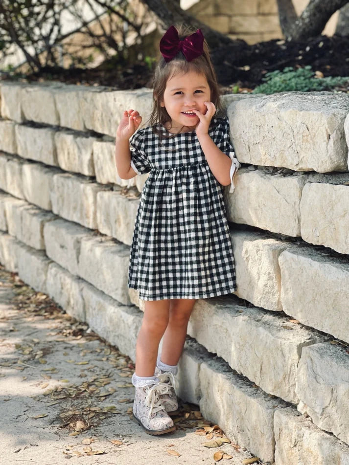 Flannel Plaid Babydoll Dress | Onyx & Ivory