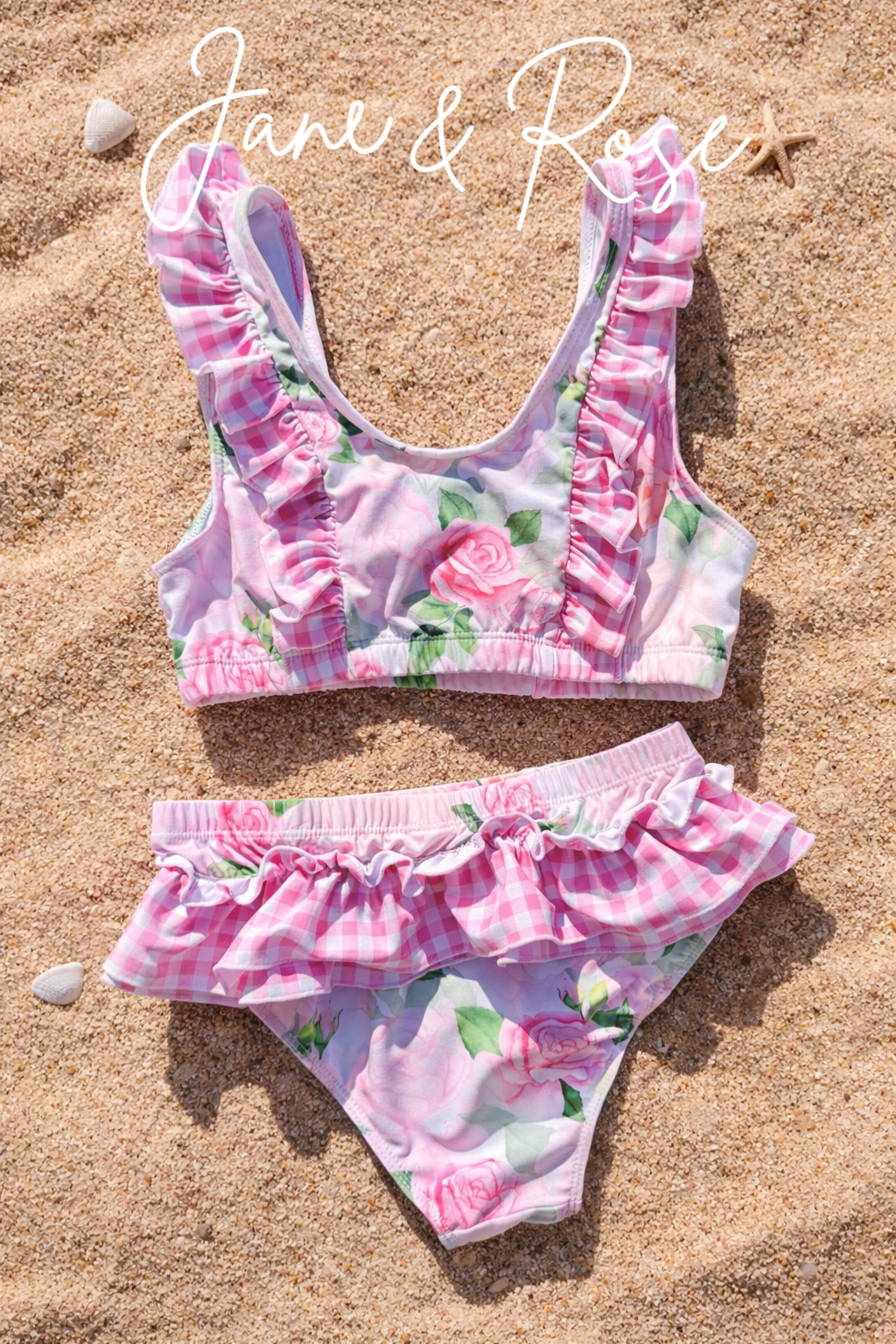 Two Piece Swimsuit | Rosewater Ruffles
