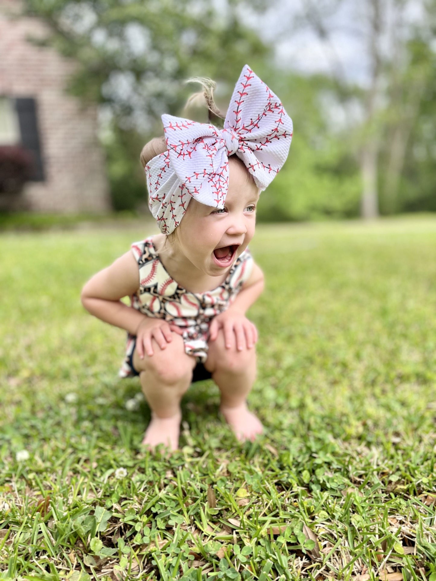 Baseball Bow | Batter Up