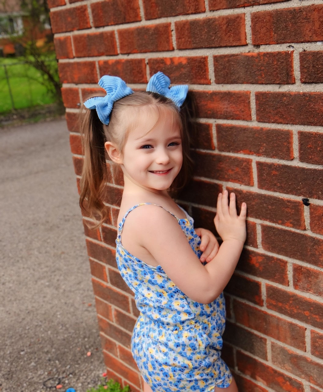 Urban Rib Knit Bow | Iceberg