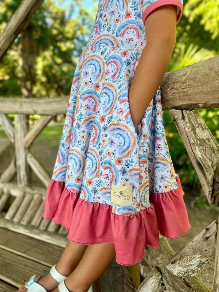 Ruffle Twirl Dress | Vintage Rainbows