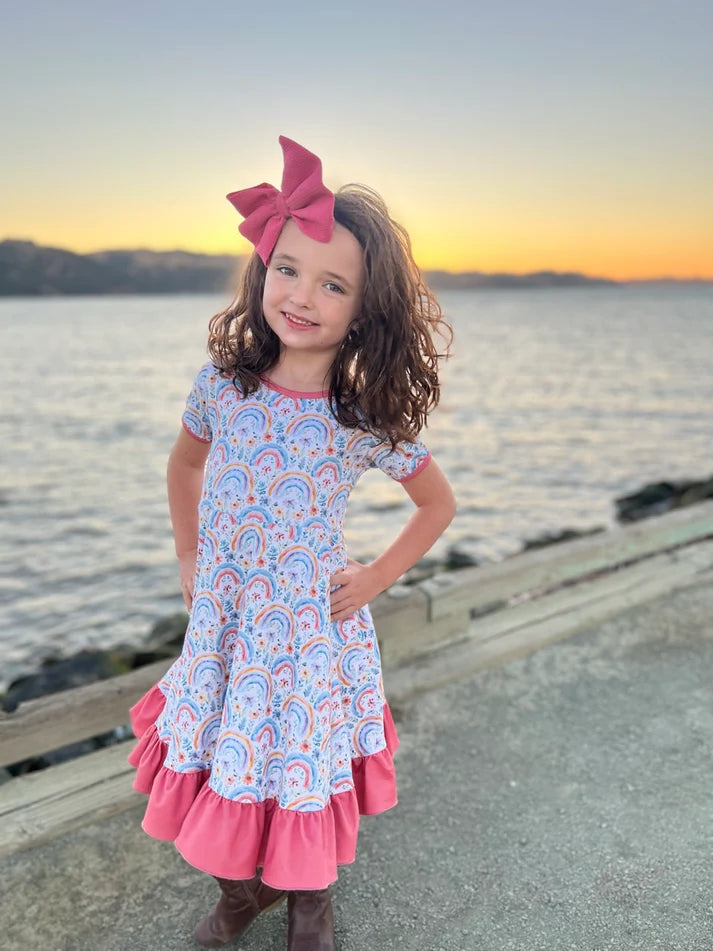 Ruffle Twirl Dress | Vintage Rainbows