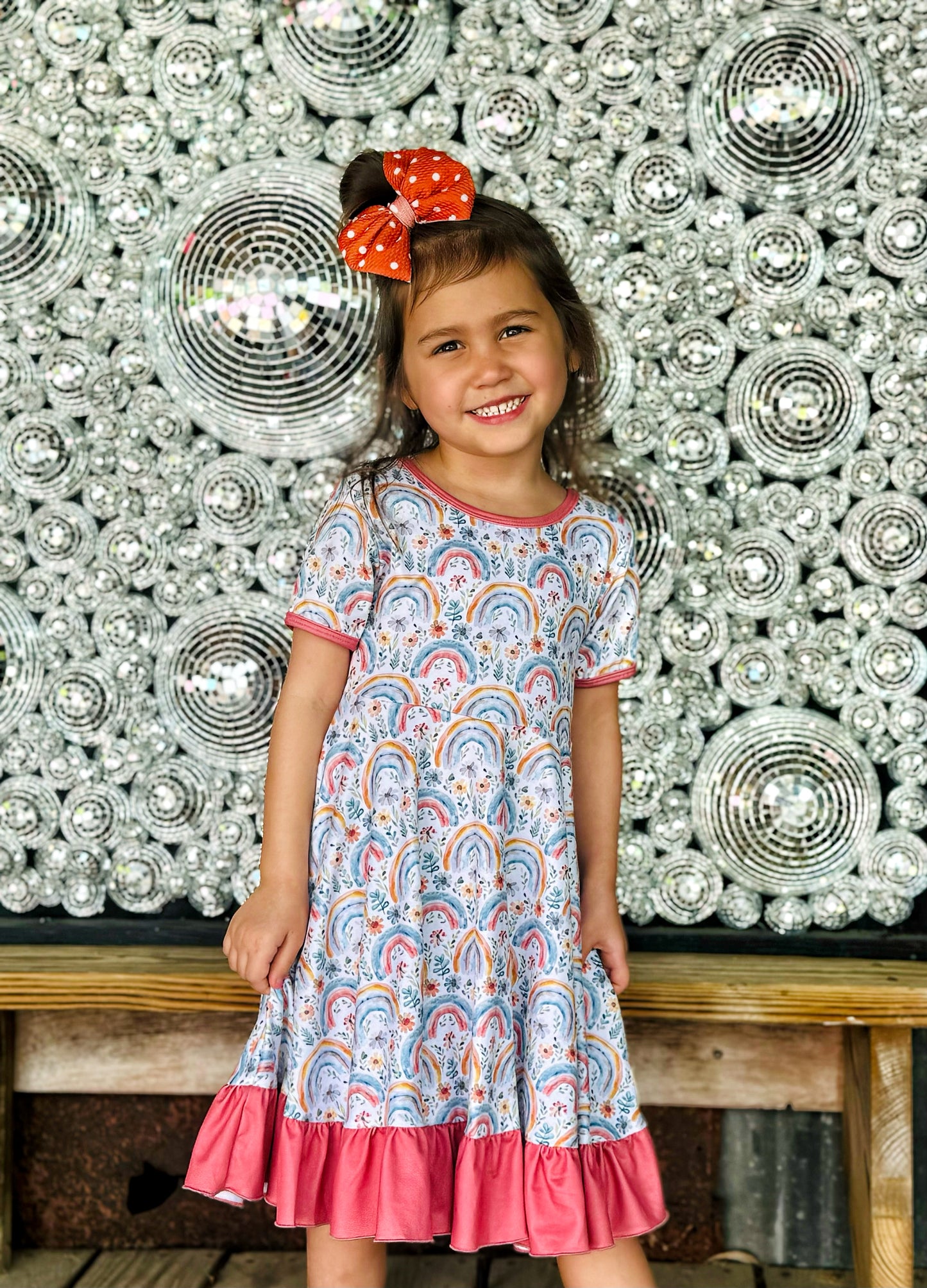 Rainbow Twirl Dress | Eliza