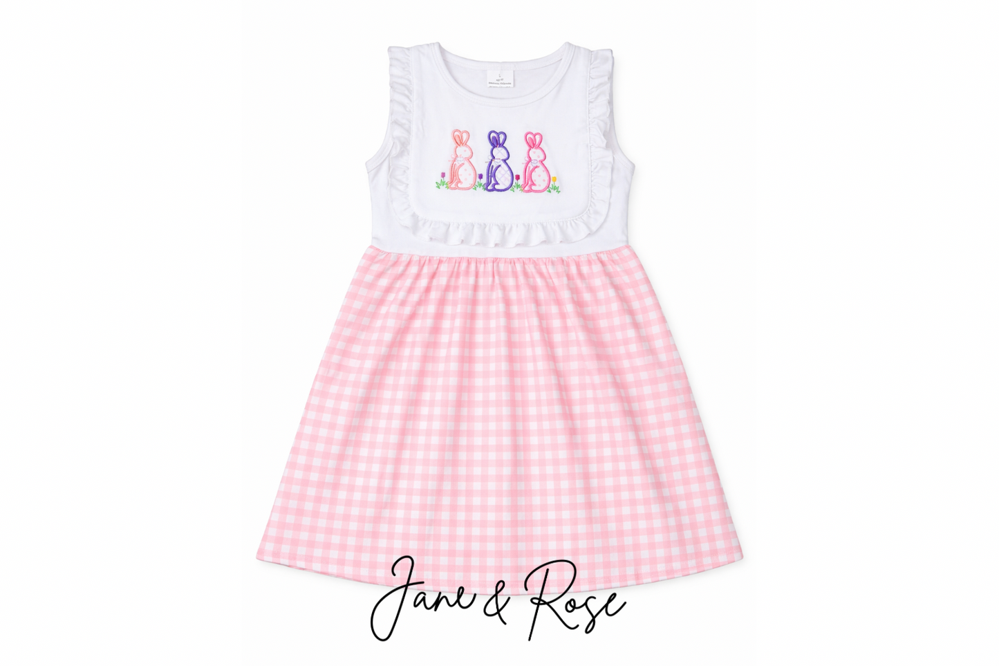 Embroidery Tank Dress | Jelly Bean