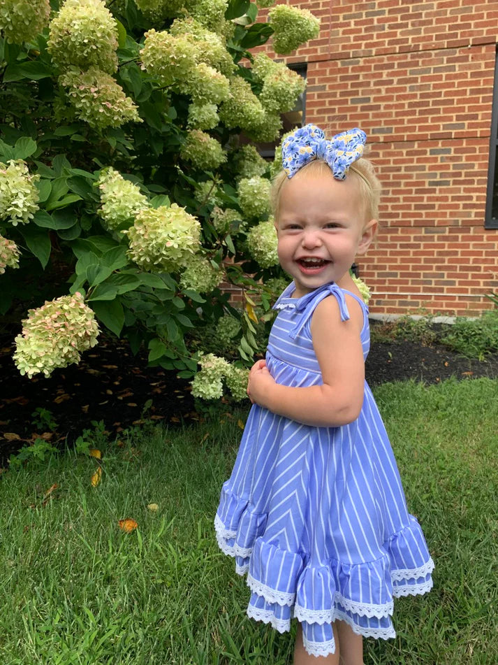Ruffle Tie Strap Dress | Periwinkle Twinkle