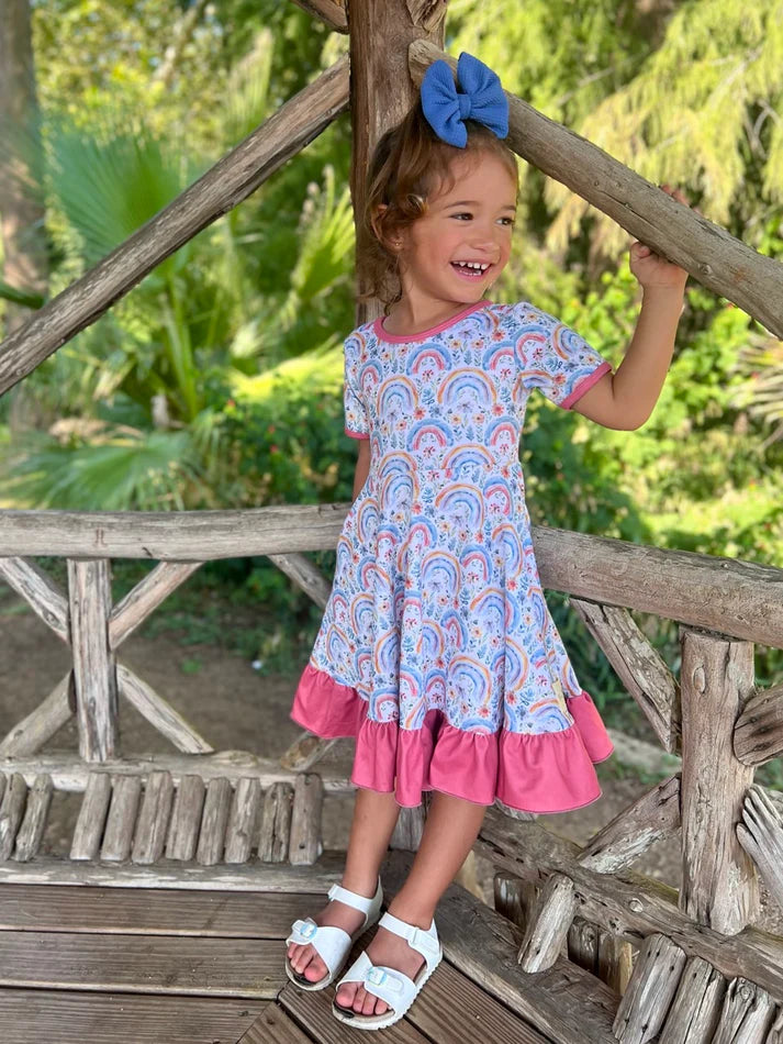 Ruffle Twirl Dress | Vintage Rainbows