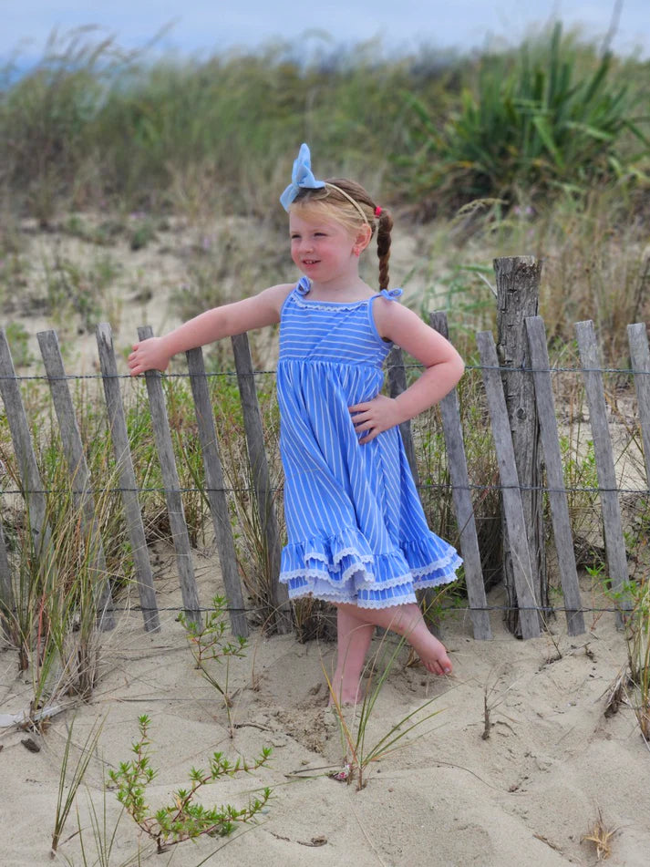 Ruffle Tie Strap Dress | Periwinkle Twinkle