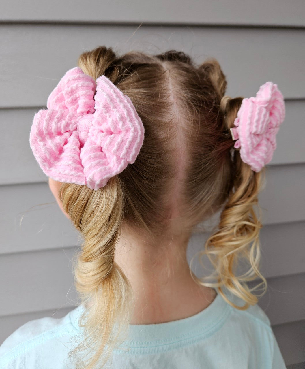 Urban Rib Knit Bow | Bubblegum