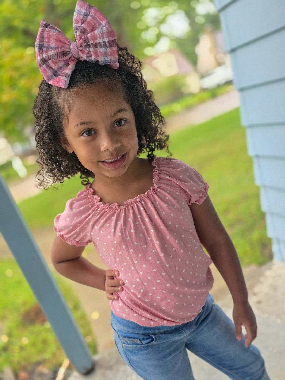 Plaid Bow | Chestnut & Berries