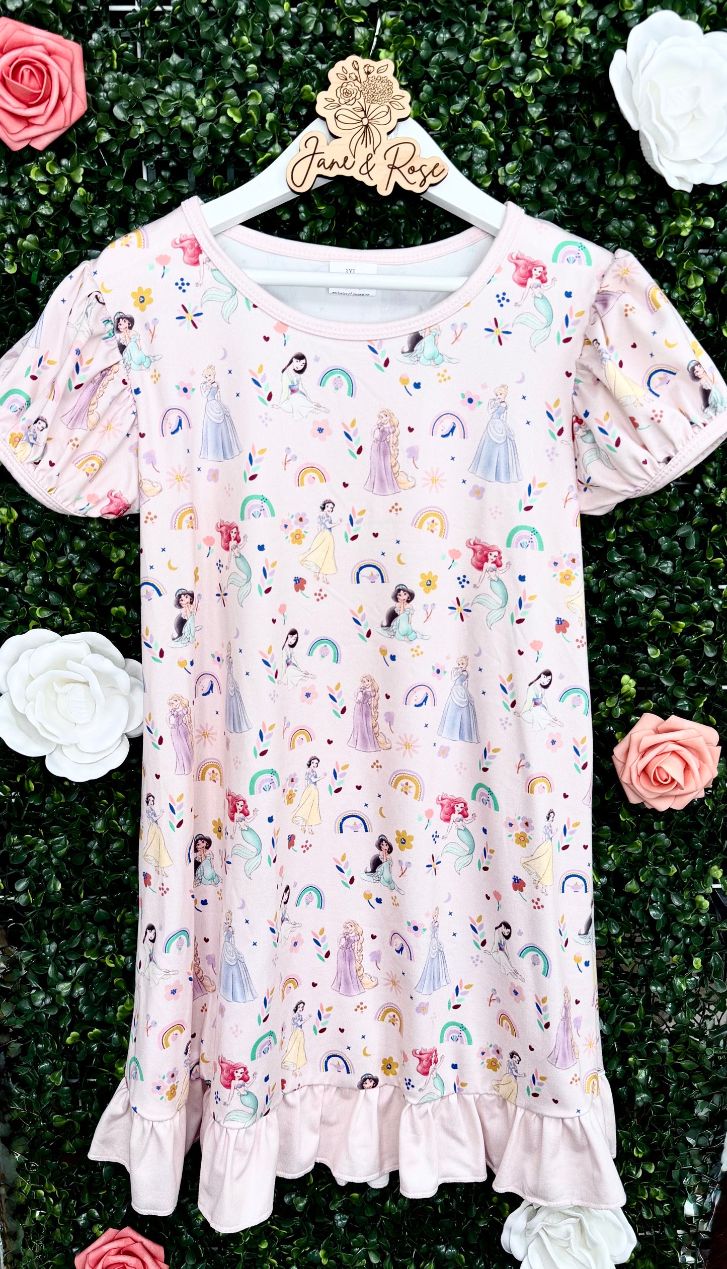 Short Sleeve Snuggle Gown | Pretty Princess