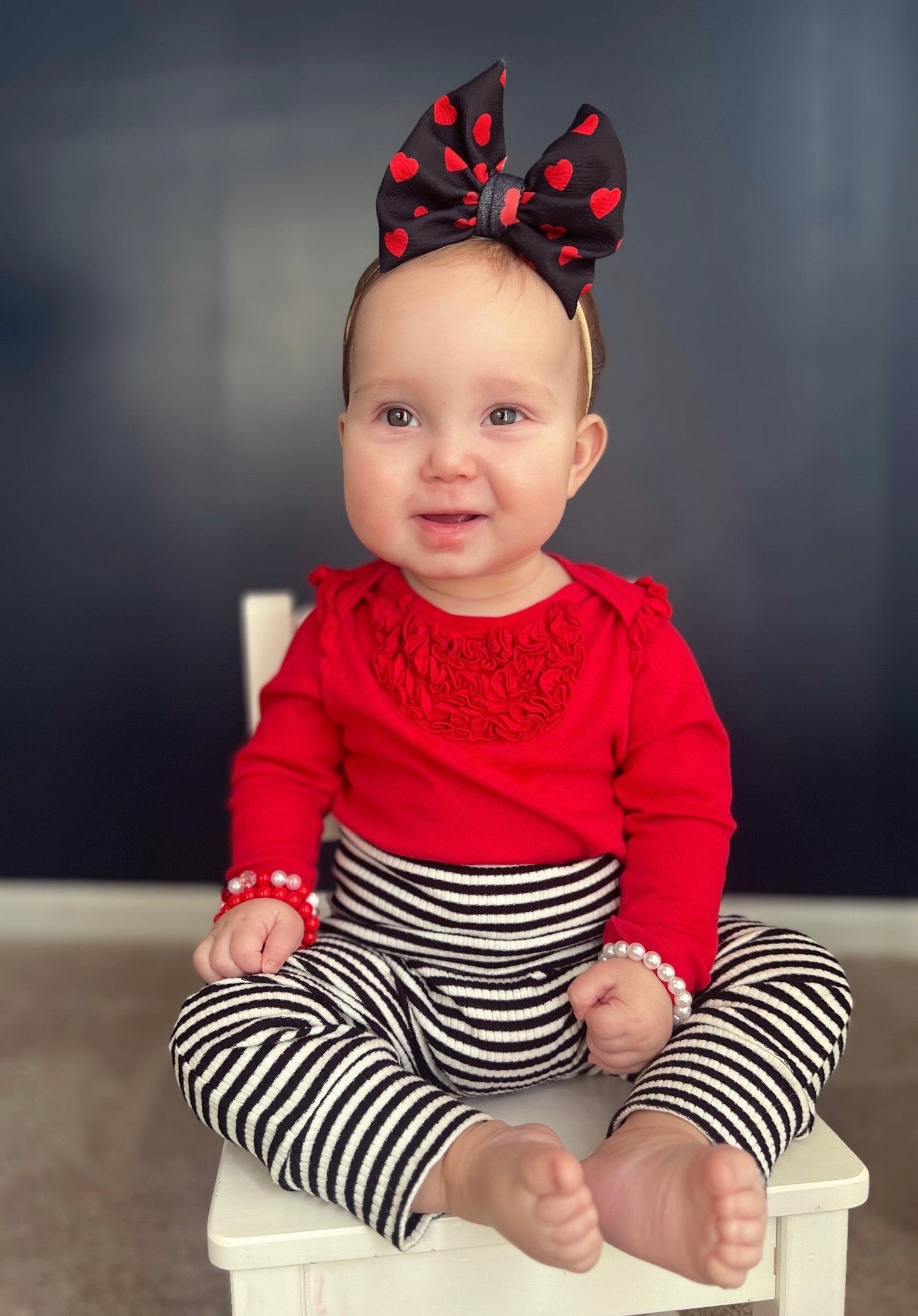 Valentines Bow | Queen of Hearts