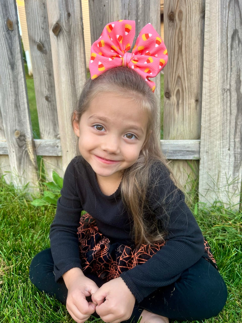 Halloween Bow | Candy Corn Queen