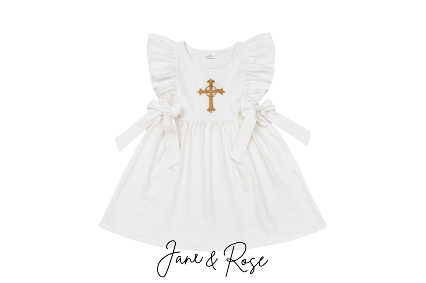 Embroidered Bow Tank Dress | He is Risen