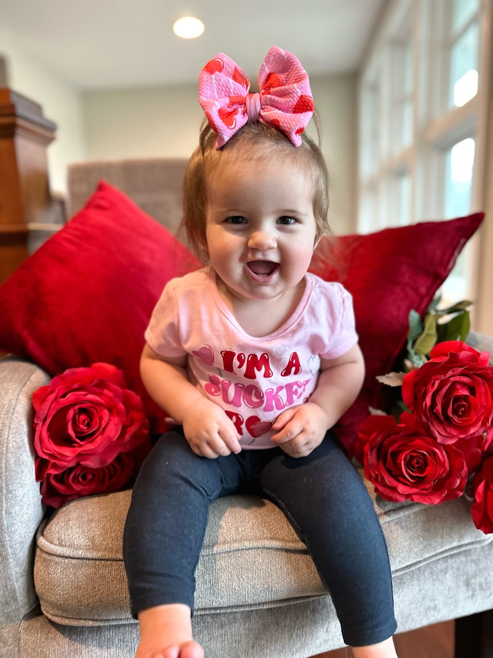 Valentines Bow | Sucker 4 Love