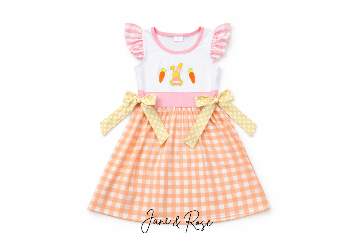 Embroidered Bow Tank Dress | Funny Bunny