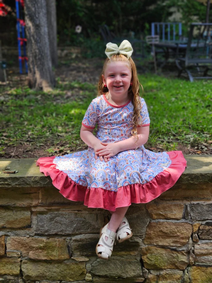 Ruffle Twirl Dress | Vintage Rainbows
