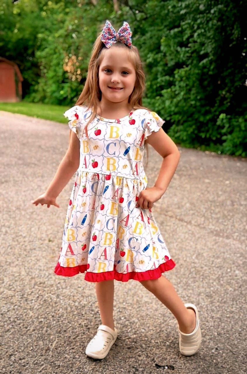 Ruffle House Dress | ABC & Me