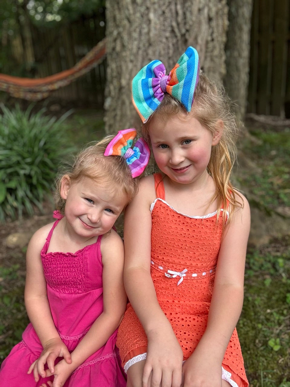 Stripe Bow | Tan Lines