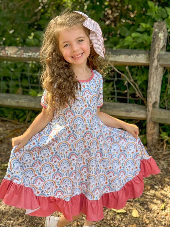 Ruffle Twirl Dress | Vintage Rainbows