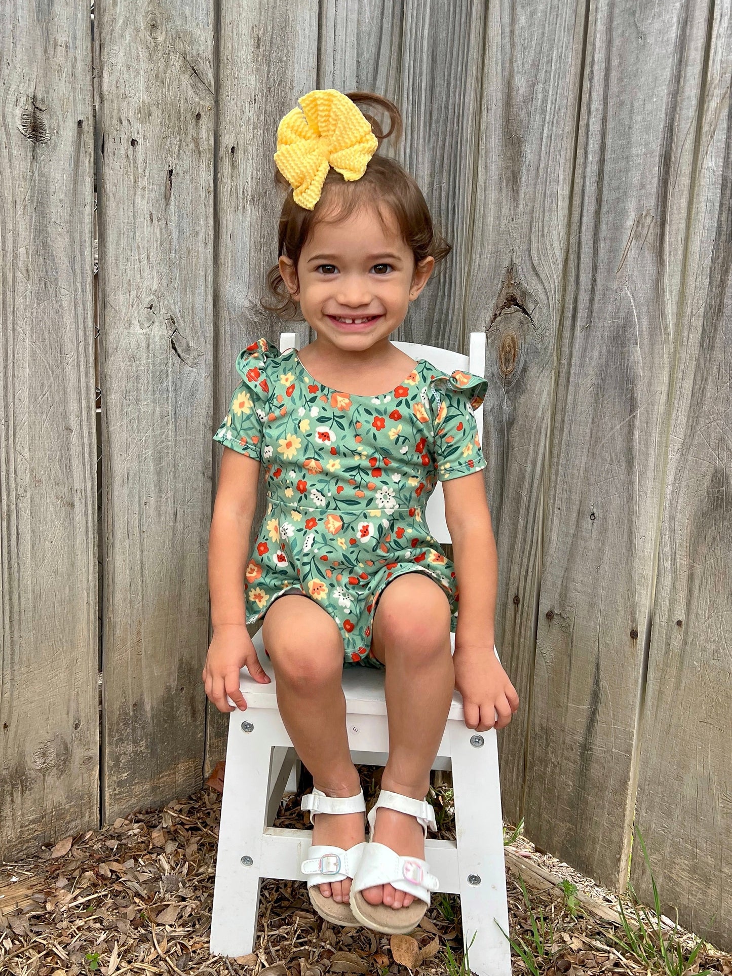 Urban Rib Knit Bow | Banana