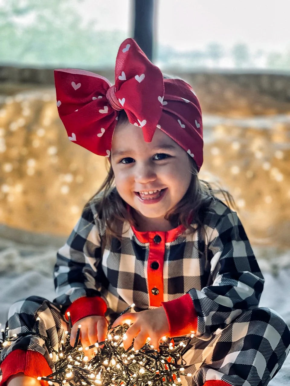 Long Sleeve 2 Piece Lounge Set | Buffalo Plaid