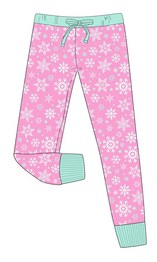 BAMBOO Adult Jogger | Blush Blizzard