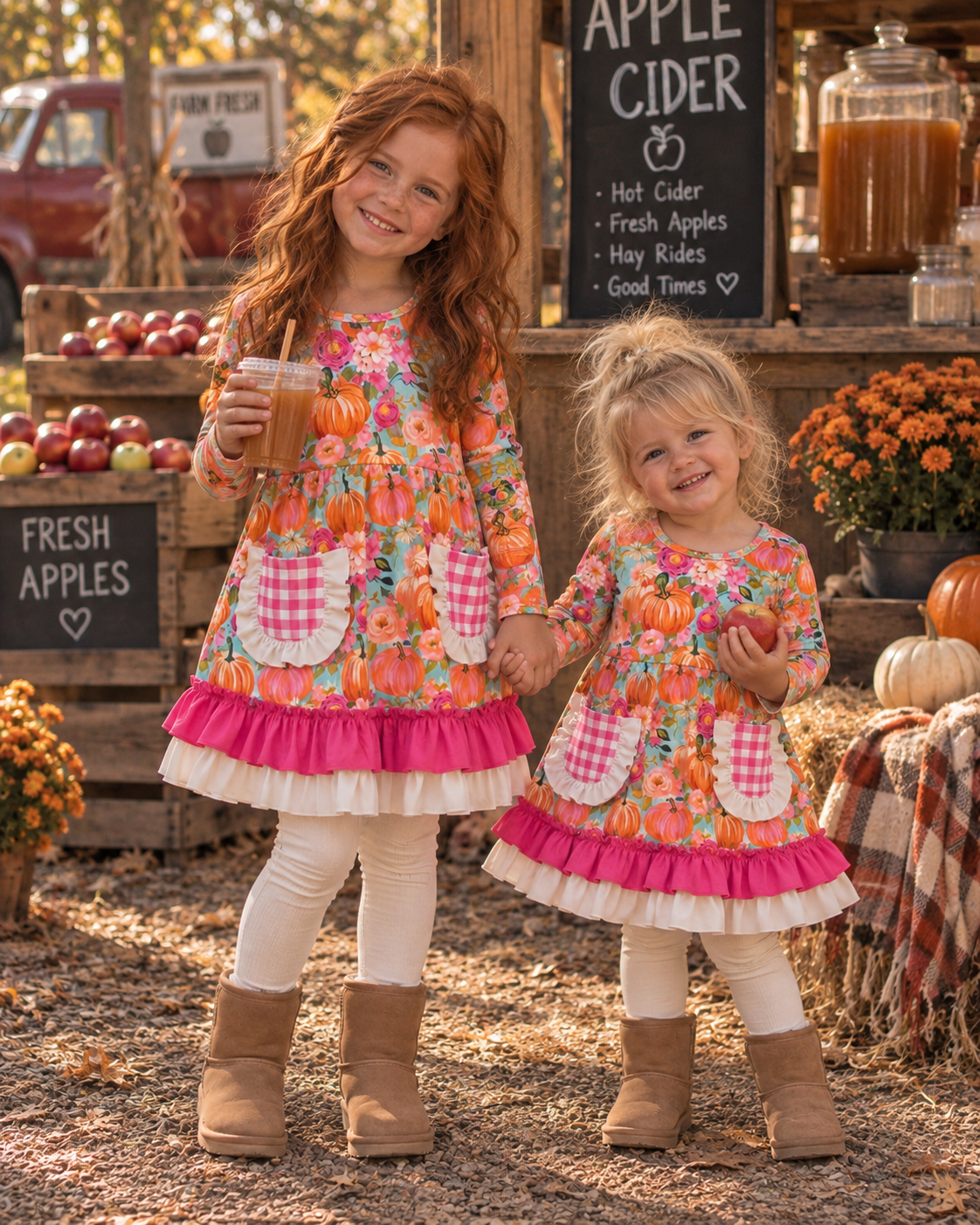 Ruffle Dress | Pumpkin Farm
