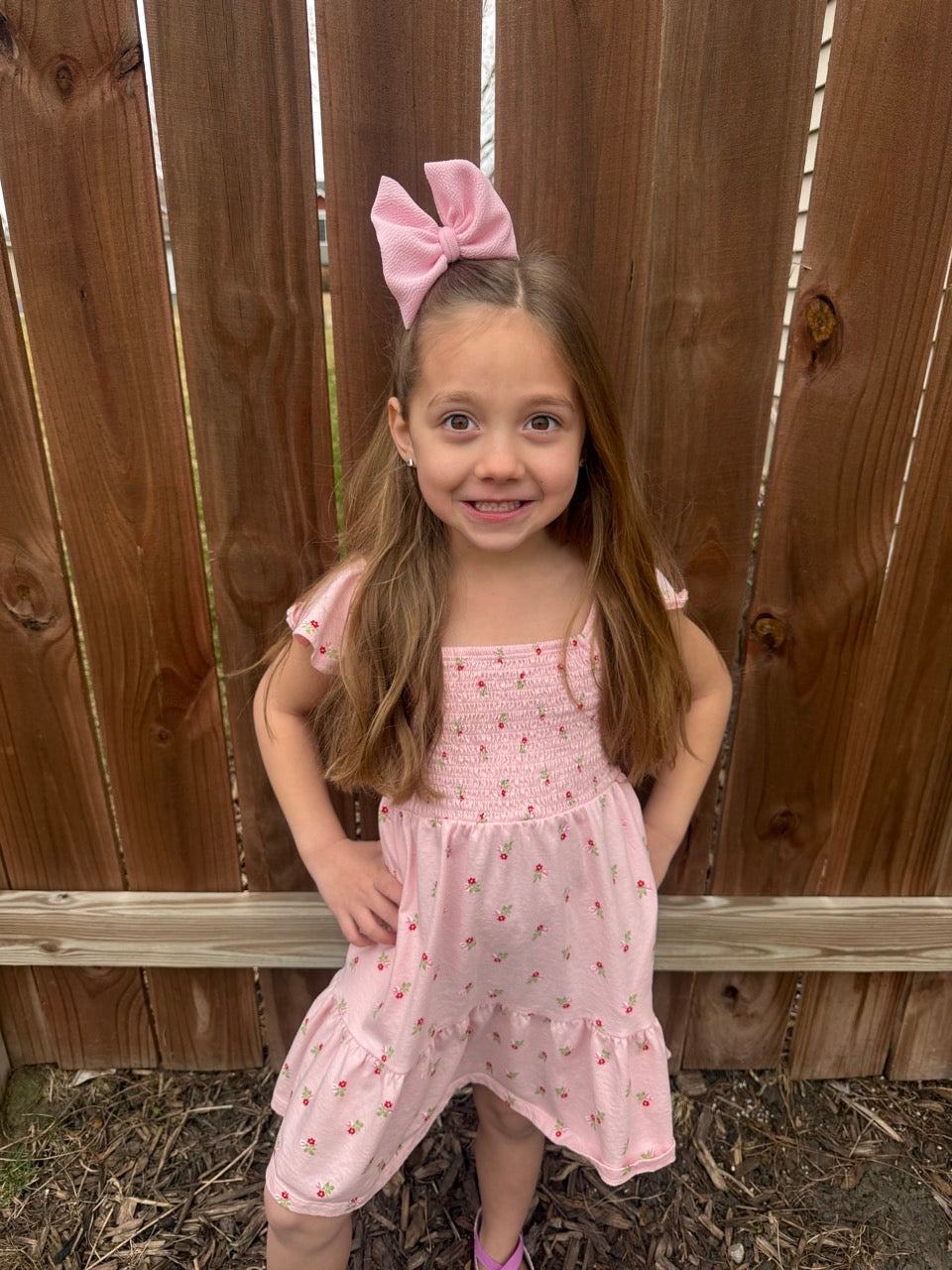 Solid Bow | Cotton Candy