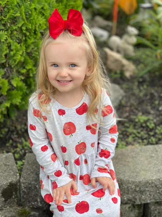 Velvet Bow | Cherry