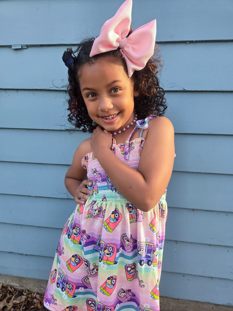 Solid Bow | Cotton Candy