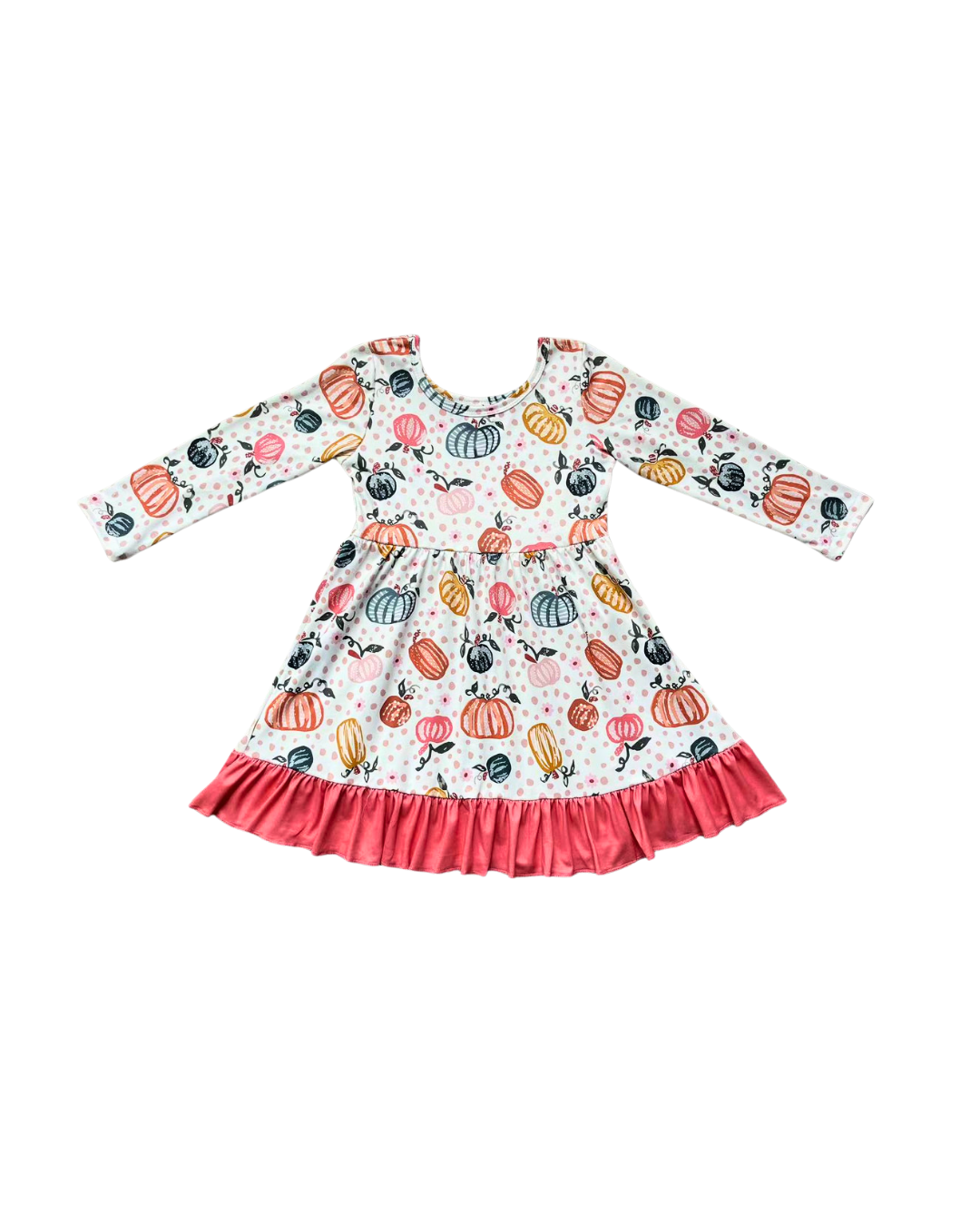Long Sleeve Ruffle Dress | G