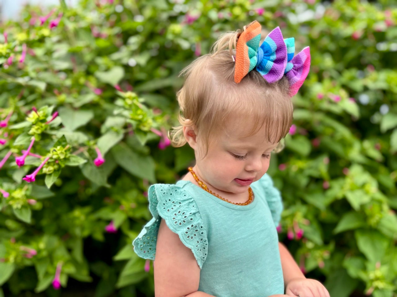 Stripe Bow | Tan Lines