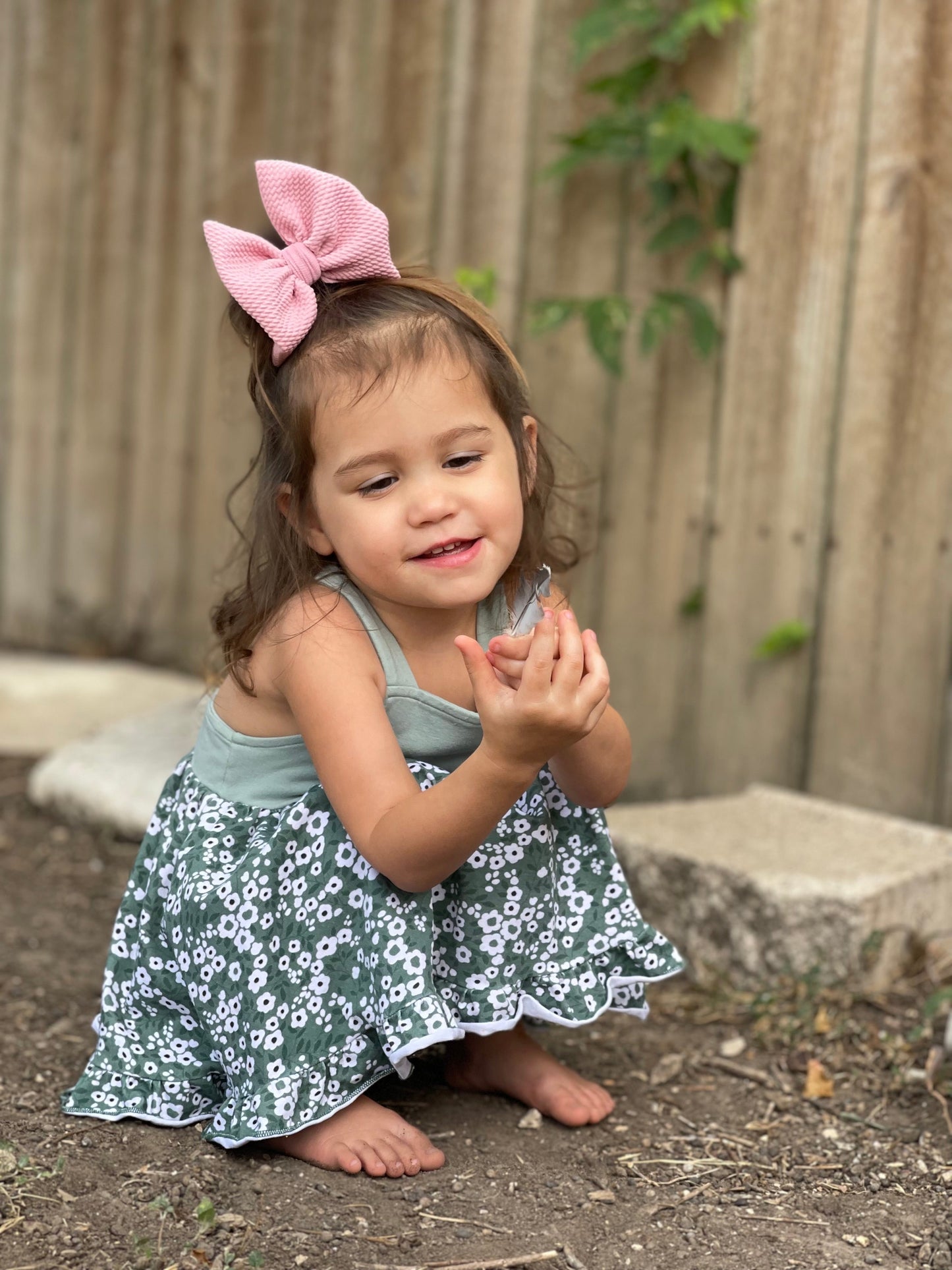 Solid Bow | Garden Rose