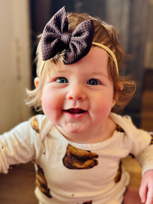 Solid Bow | Espresso Bean