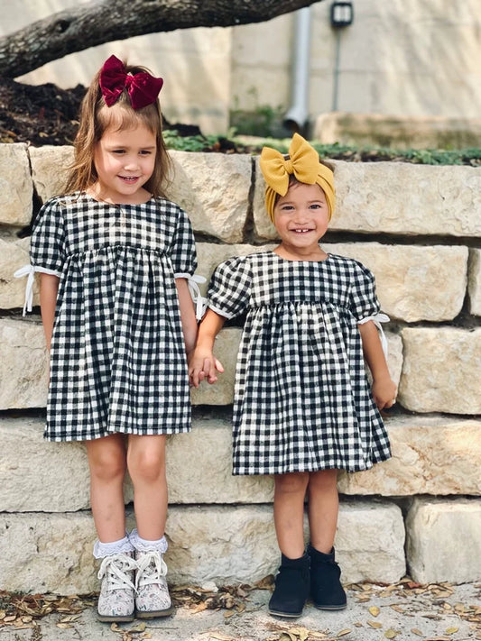 Flannel Plaid Babydoll Dress | Onyx & Ivory