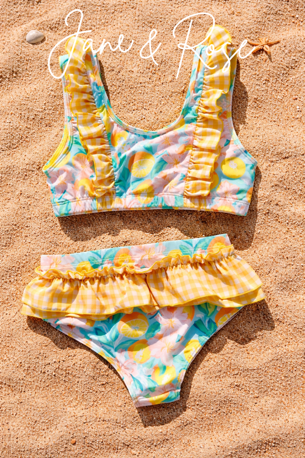 Two Piece Swimsuit | Lemon Drop