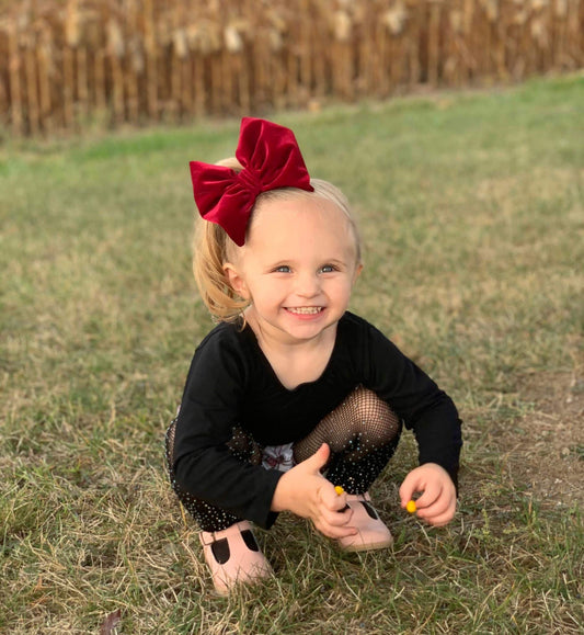 Velvet Bow | Cranberry