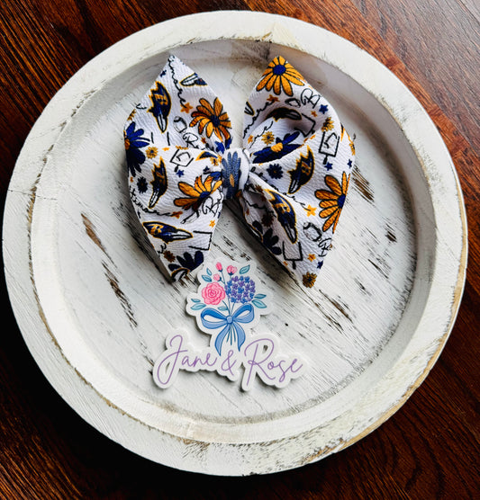 Football Bow | Baltimore