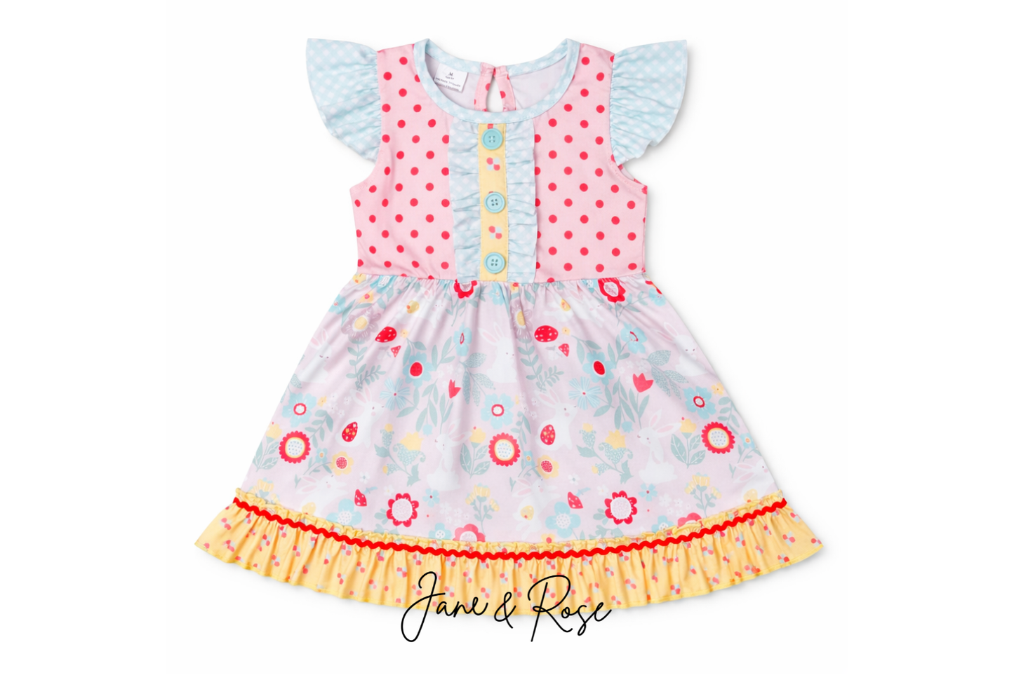 Ruffle Sleeve Dress | Egg Hunt