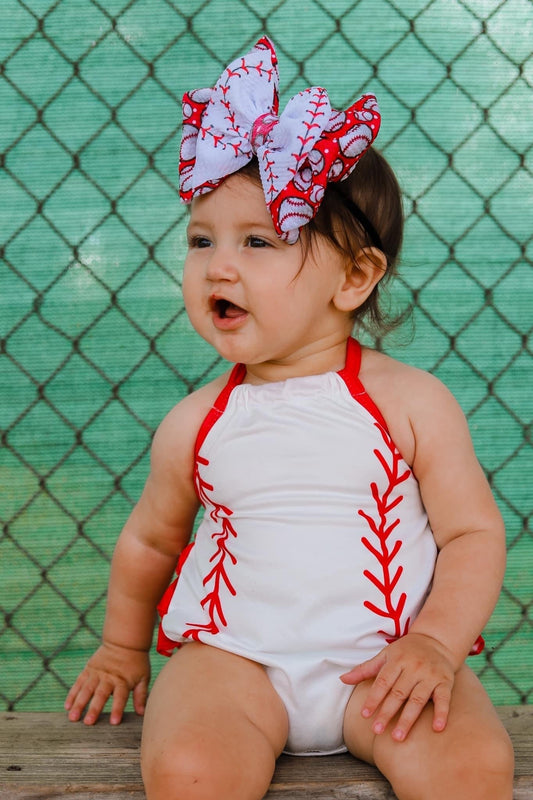 Baseball Bow | Play Ball & Batter Up Stacker