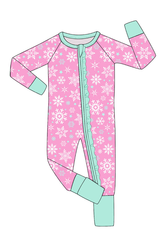 BAMBOO Zippie | Blush Blizzard