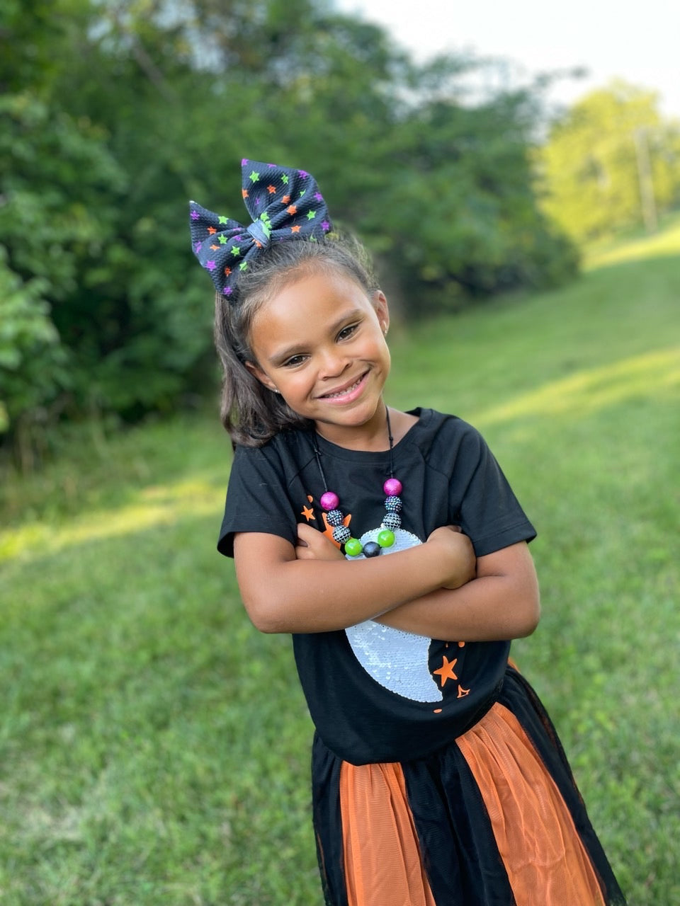 Halloween Bow | Witch's Brew