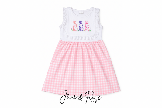 Embroidery Tank Dress | Jelly Bean