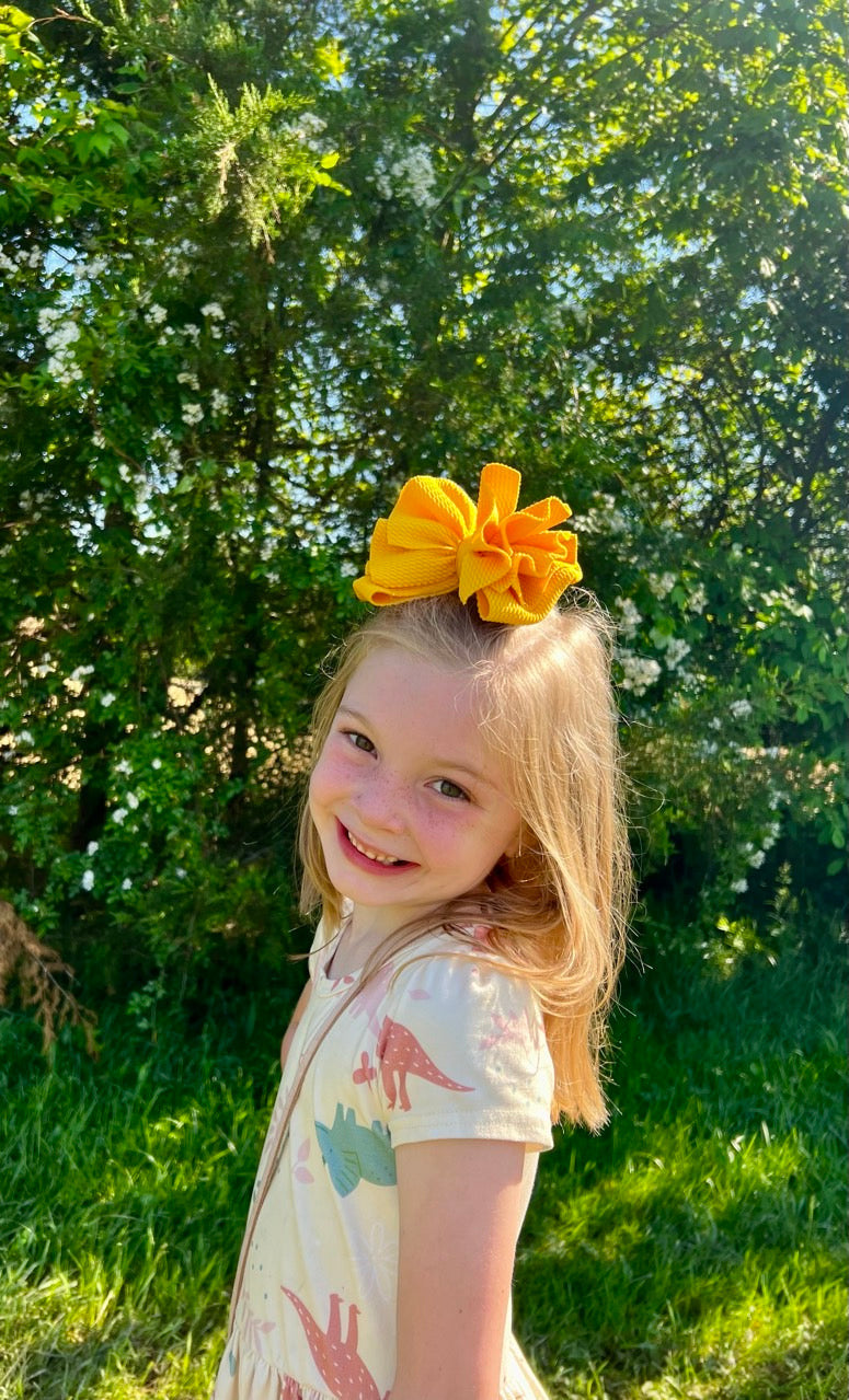Solid Bow | Butterscotch