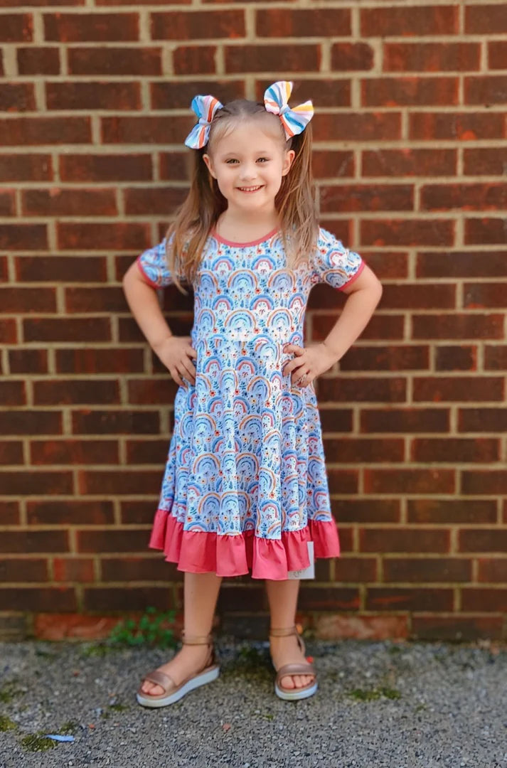 Ruffle Twirl Dress | Vintage Rainbows