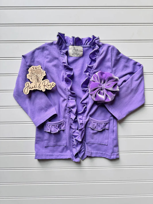 Ruffle Cardigan | Iris