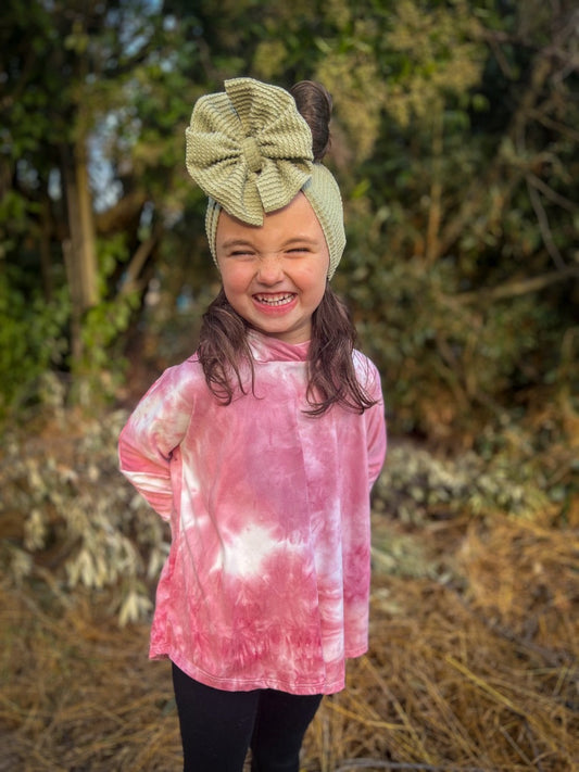 Urban Rib Knit Bow | Artichoke